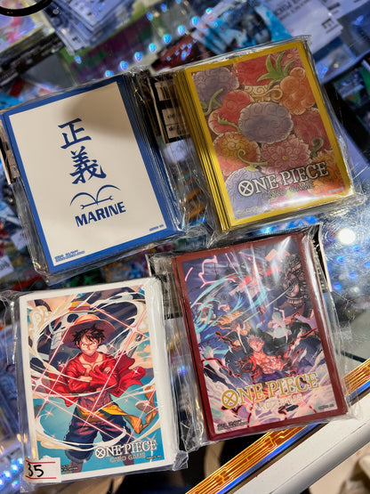 marine card sleeves One Piece Card sleeves – Lazy Trading Cards