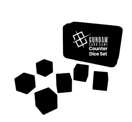 (PRE ORDER)GUNDAM CG DAMAGE COUNTER DICE SET 01