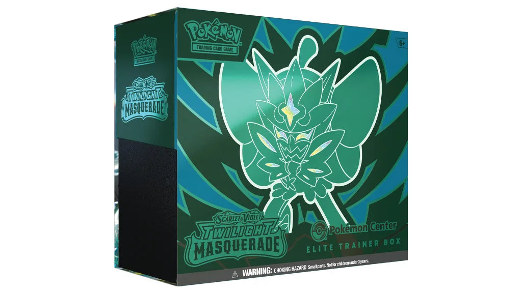 POKEMON TCG: SCARLET & VIOLET - TWILIGHT MASQUERADE ELITE TRAINER BOX Lazy Trading Cards POKEMON TCG: SCARLET & VIOLET - TWILIGHT MASQUERADE ELITE TRAINER BOX Lazy Trading Cards