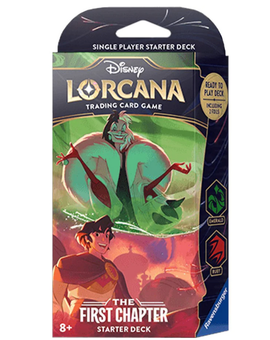 Disney Lorcana: The First Chapter: Starter Deck - Emerald / Fire
