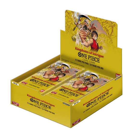 ONE PIECE trading cards vol.4 Kingdoms of Intrigue BOOSTER box sealed English