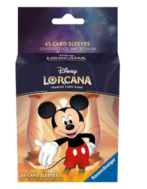Disney Lorcana Sleeves - Standard Size - 65ct - Mickey Mouse