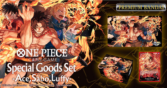 One Piece - Playmat, Card with box- Portgas.D.Ace - 2023