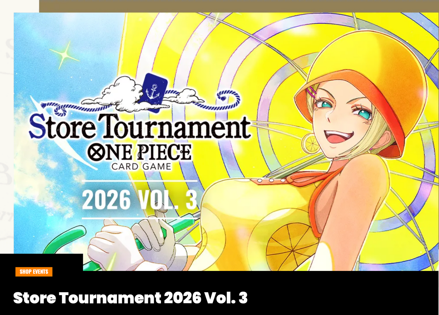 One Piece Store Tournament 2026 Vol. 3
