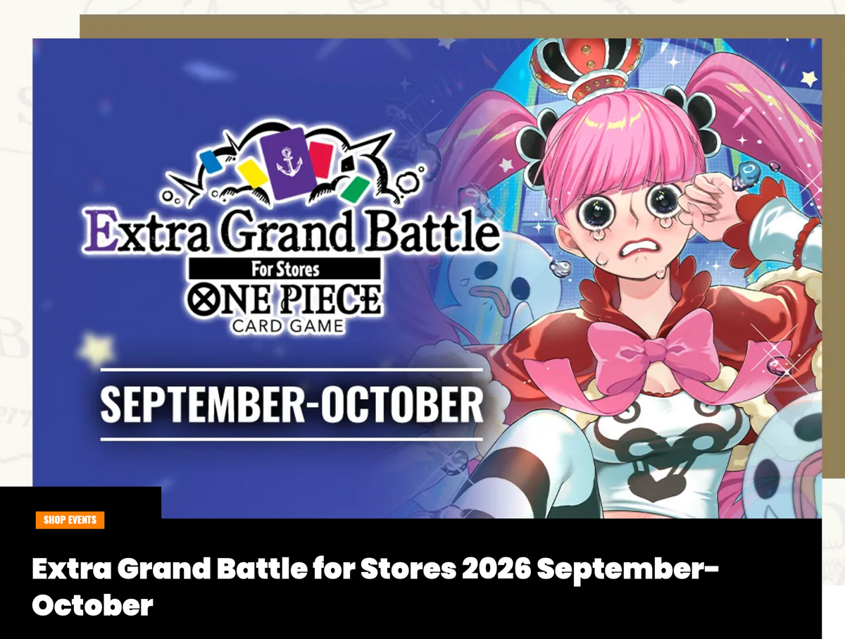 ONE PIECE CARD GAME Extra Grand Battle for Stores 2026 September-October