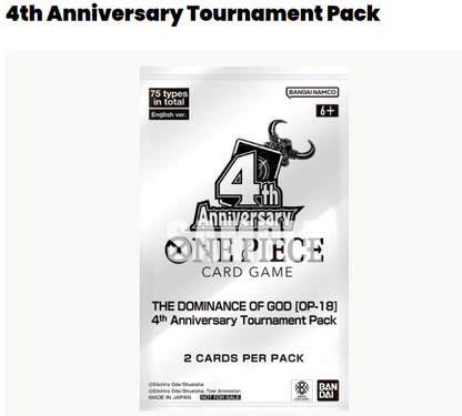 4th Anniversary Event (OP-18 Release Event) NOv 23 25