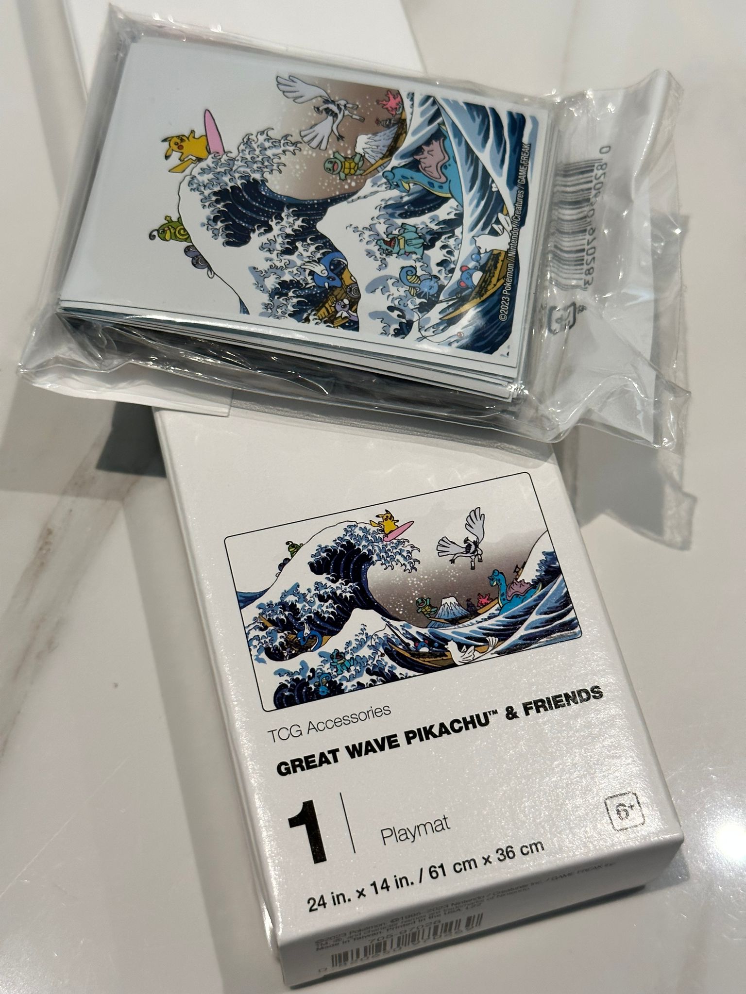 pokmon tcg great wave pikachu & friends card sleeves lugia others 65 pokemon sealed new (166917746254), Pokmon TCG: Great Wave Pikachu