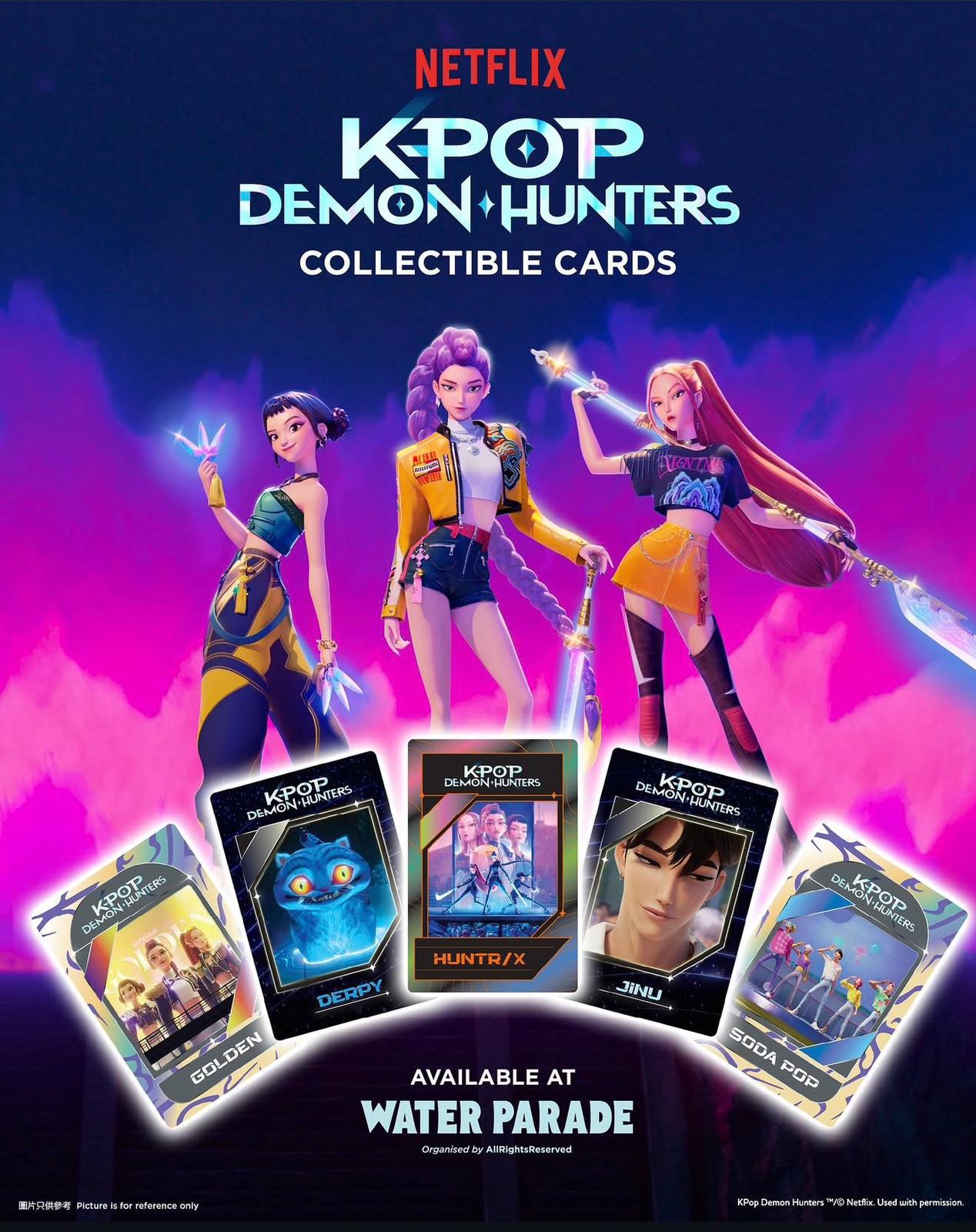 KPOP Demon Hunters WATER PARADE 2025 Collectable cards