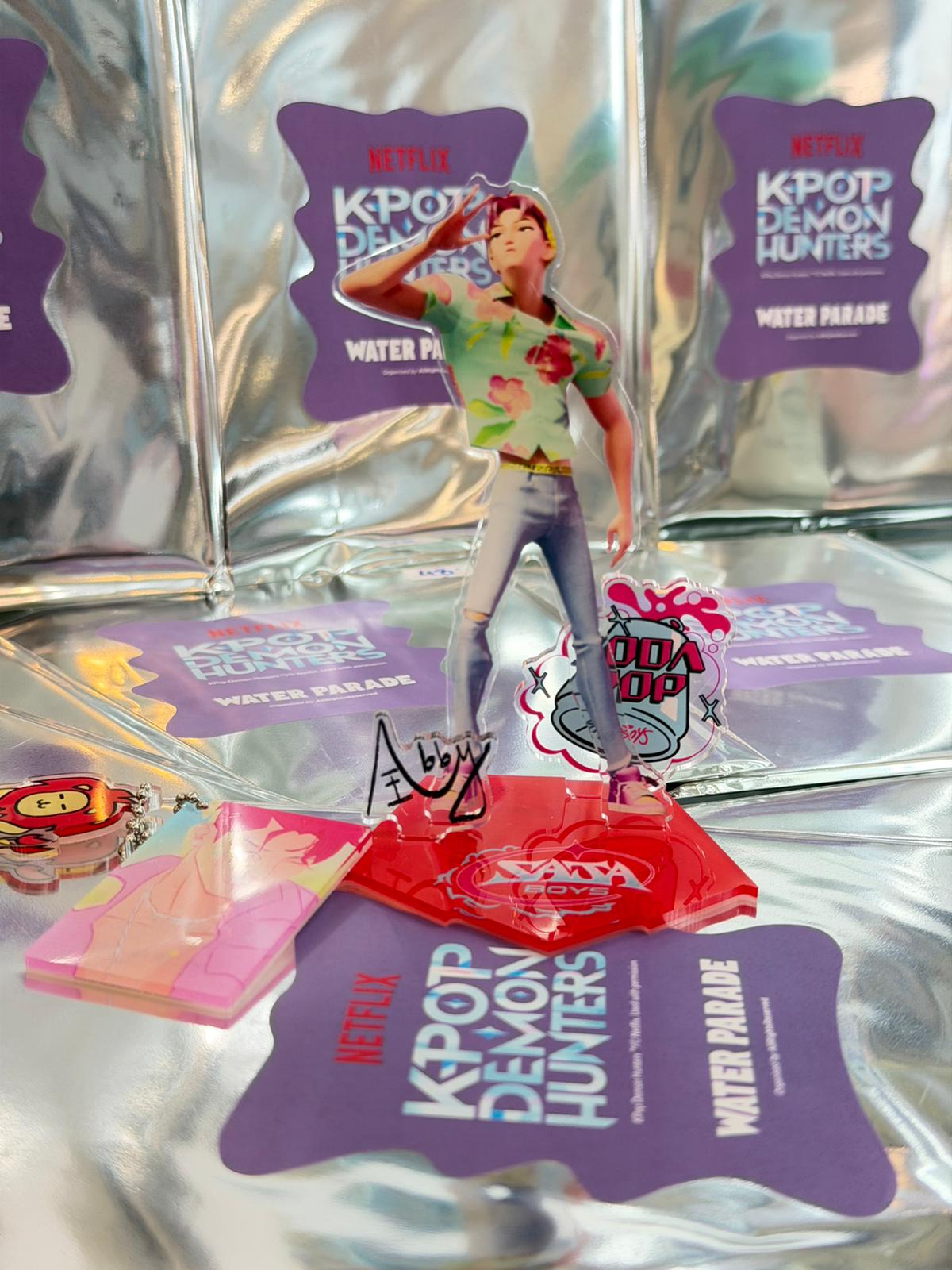 KPOP Demon Hunters WATER PARADE 2025 Acrylic Stand Keychain (Set)