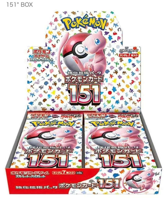 Pokemon 151 Boosters Box Sv2a Japanese Sealed ( Instock! )