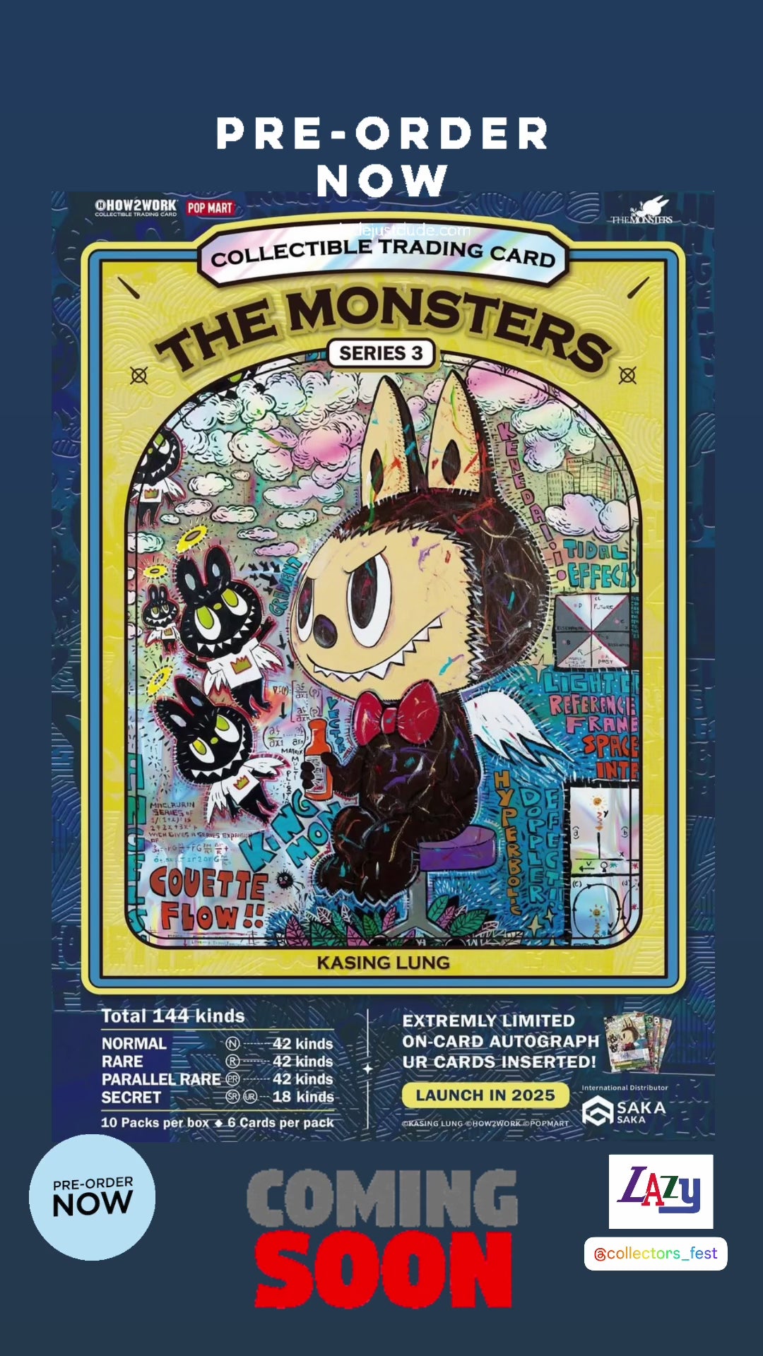 2025-26 The Monster Series 3 : Labubu Trading Card – Lazy Trading