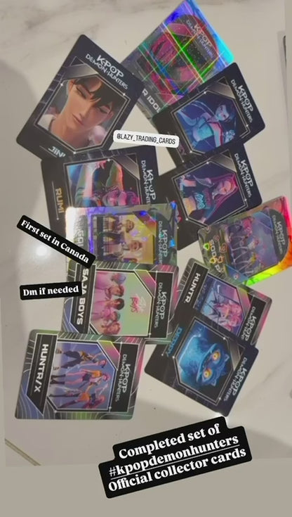 KPOP Demon Hunters WATER PARADE 2025 Collectable cards