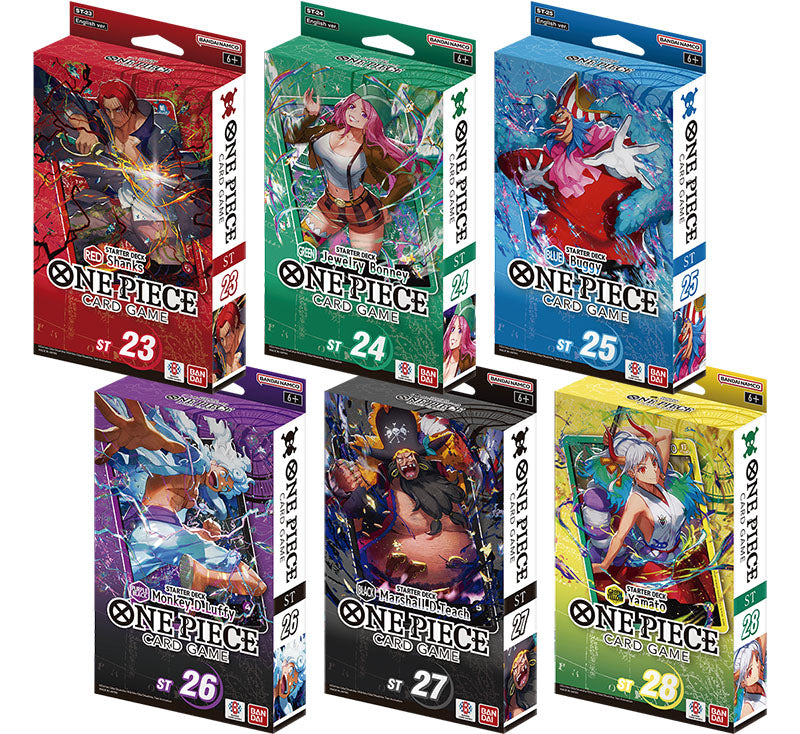 One Piece Starter Deck [ST-23]~[ST-28] (w/ OP11 pack)