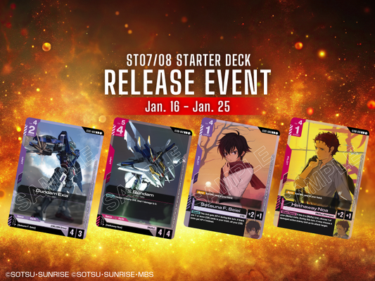 GUNDAM CARD GAME[ST07] & [ST08] Release Event Jan 21