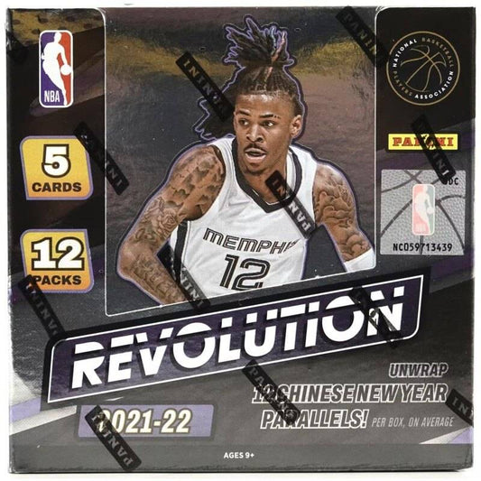 2021-22 PANINI REVOLUTION BASKETBALL HOBBY BOX CHINESE NEW YEAR EDITION