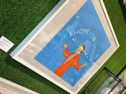 Joan Cornellà "I HOPE I DIE SOON" , 2020 (Print only)