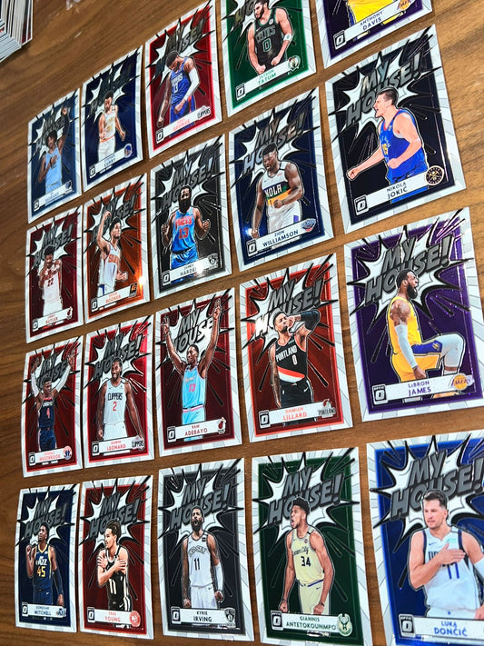 2020-21 Nba Basketball Optic hobby “My House” complete full card set (20)
