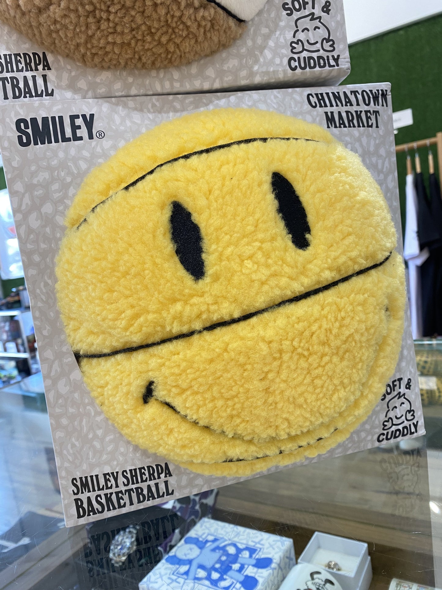 Chinatown Market Smiley Plush Basketball
