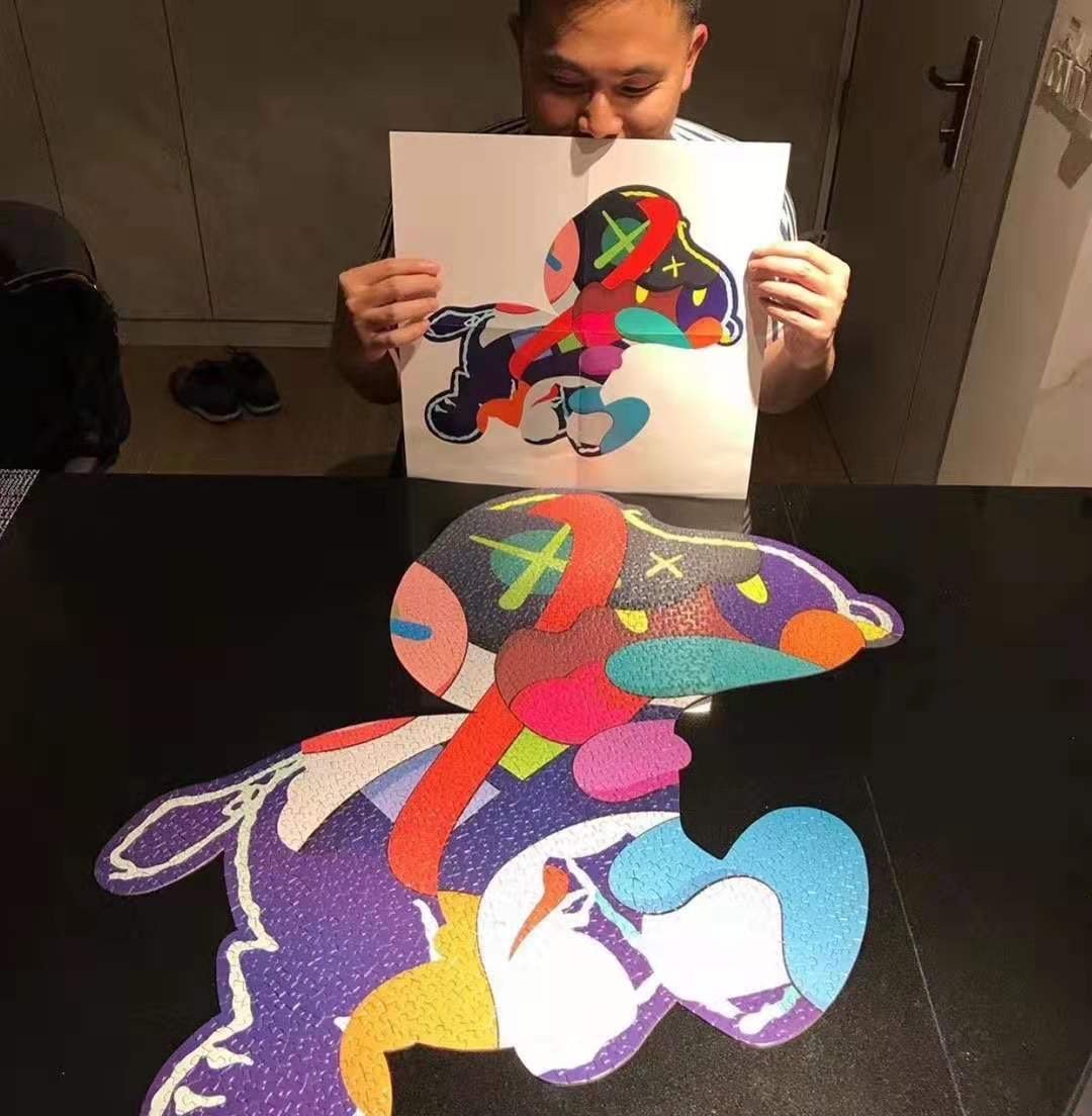 KAWS x NGV Jigsaw puzzle ( 2 style ) 1000 pcs – Lazy Trading Cards