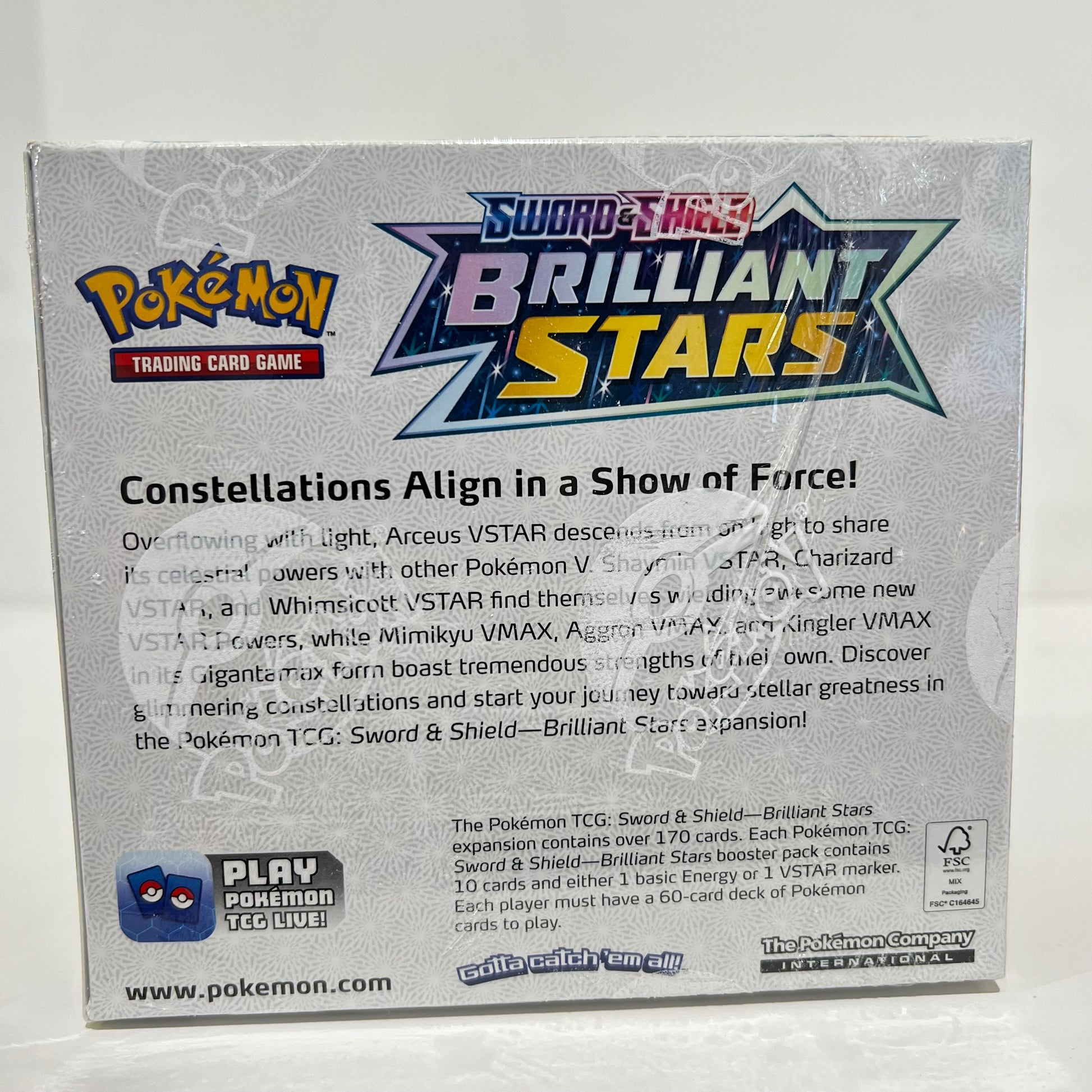 how many packs in a booster box pokemon brilliant stars Pokémon Brilliant Stars booster box