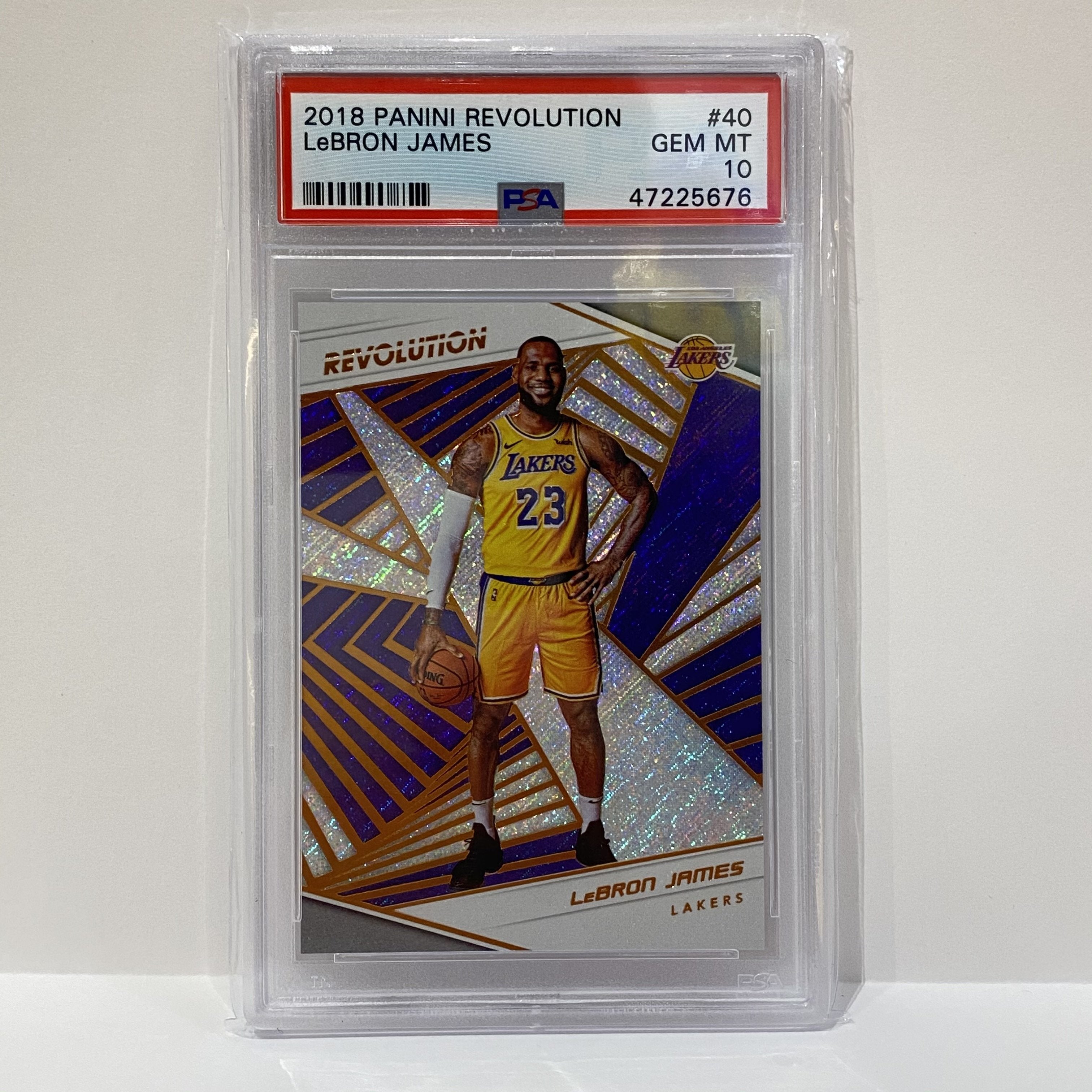 2018 Panini Revolution Lebron James #40 PSA 10