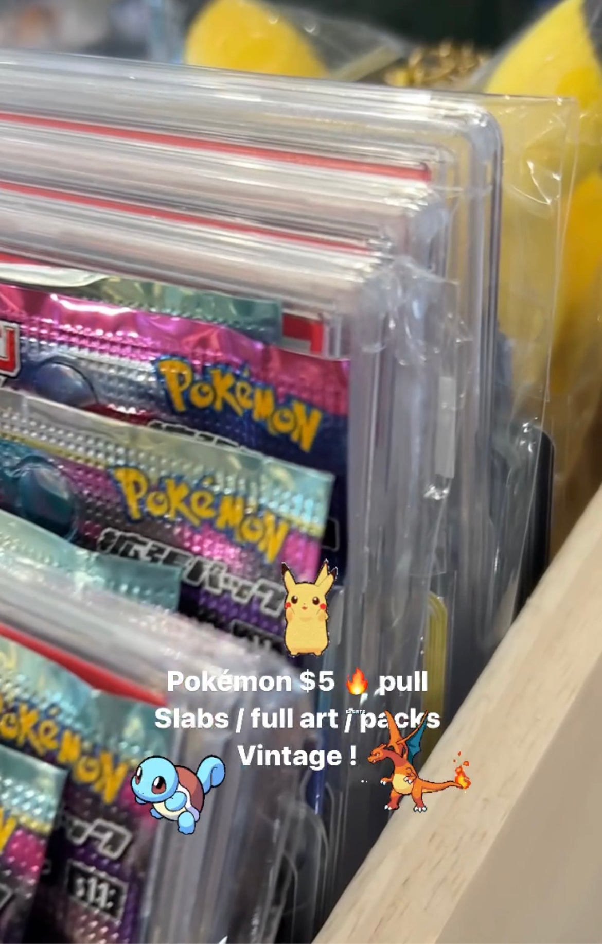 Pokemon $5 Fire pull + chasing hits !