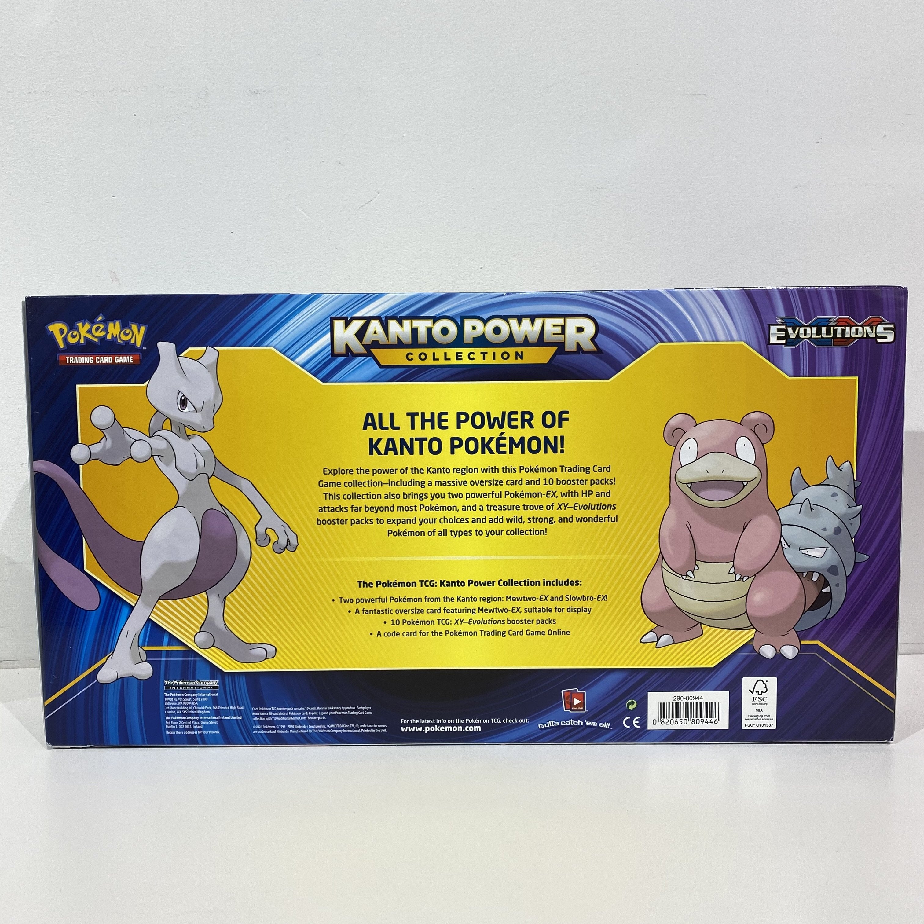 Pokemon Kanto Power Collection Mewtwo EX/Slowbro high quality EX