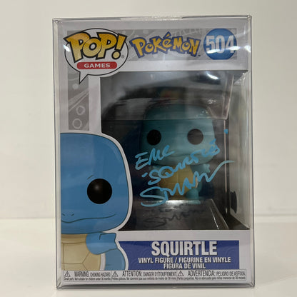 Funko Pop! Pokemon - Squirtle #504 signature with Eric Stuart