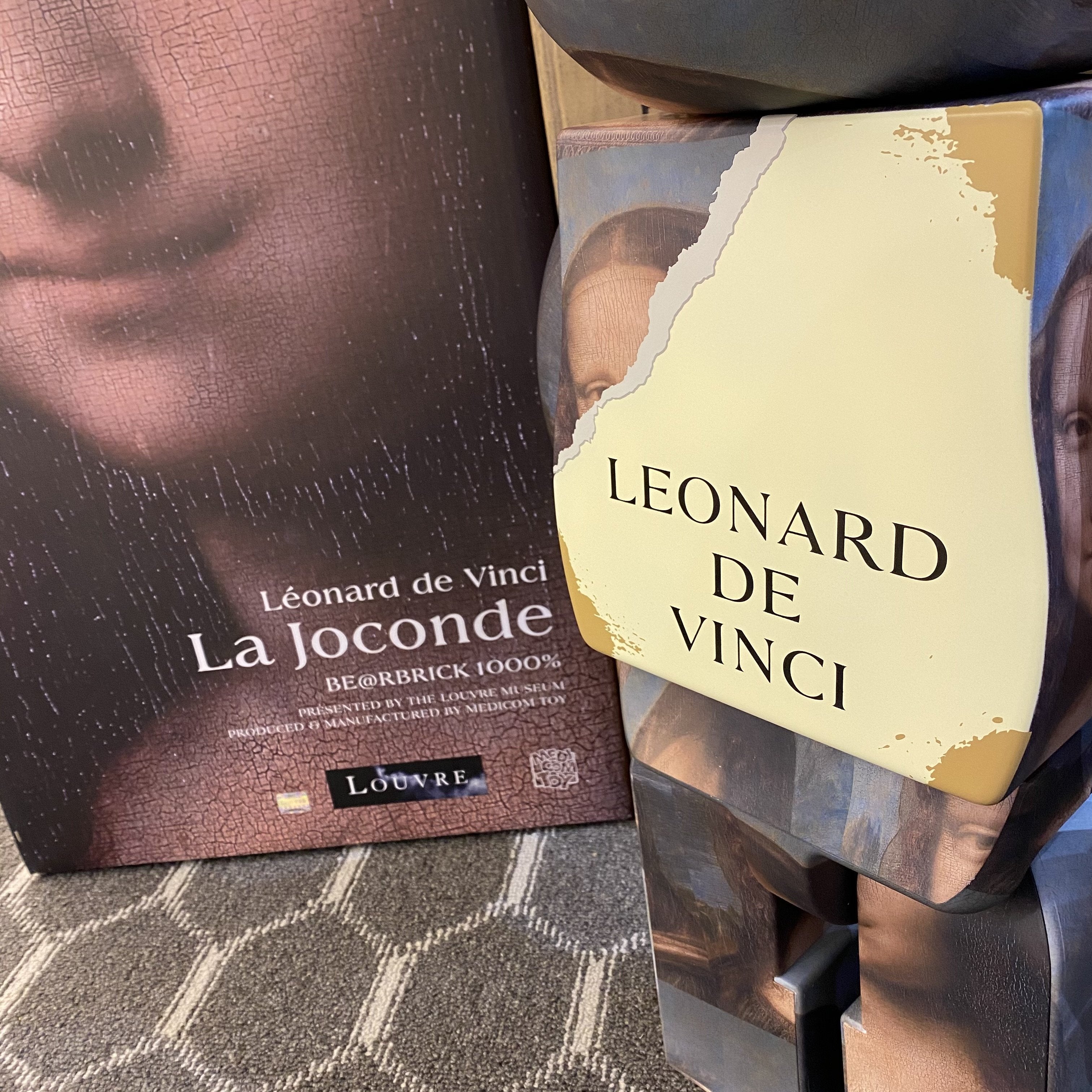 Be@rbrick Leonard De Vinci Mona Lisa 1000% – Lazy Trading Cards
