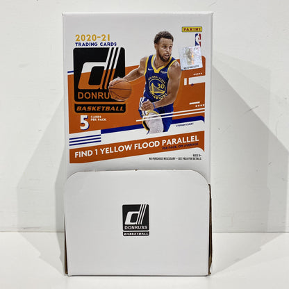 Panini NBA 2020-21 Donruss Yellow Flood Parallel Pack (5 cards per pack)