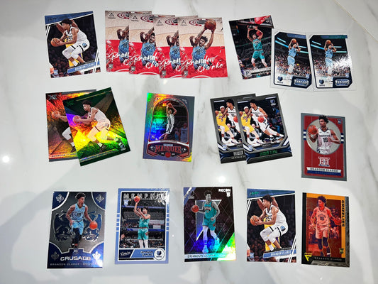 Brandon Clarke Rookie 2019 Chronicles Lot Gold Green Pink Teal Ssp Prizm Lot 47