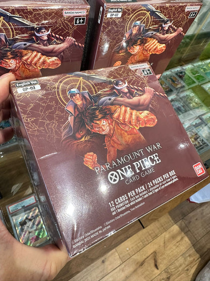 op2 booster box ONE PIECE CARD GAME