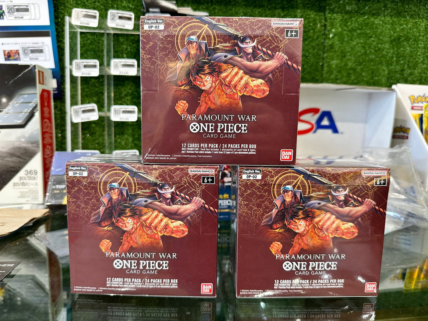 ONE PIECE CARD GAME - PARAMOUNT WAR OP02 BOOSTER BOX ENGLISH SEALED Lazy Trading Cards ONE PIECE CARD GAME - PARAMOUNT WAR OP02 BOOSTER BOX ENGLISH SEALED Lazy Trading Cards