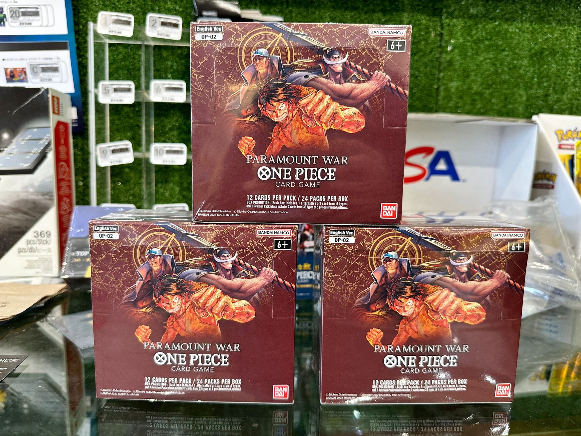 ONE PIECE CARD GAME - PARAMOUNT WAR OP02 BOOSTER BOX ENGLISH SEALED Lazy Trading Cards ONE PIECE CARD GAME - PARAMOUNT WAR OP02 BOOSTER BOX ENGLISH SEALED Lazy Trading Cards